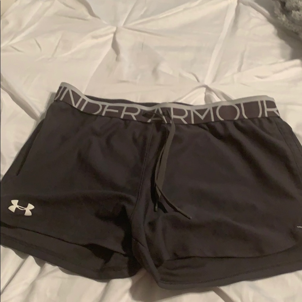 Dark gray under armour shorts
